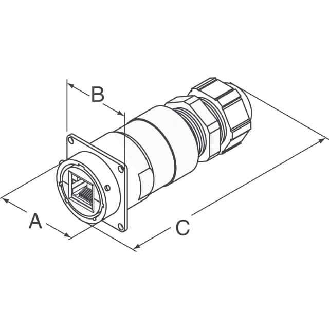 RJF2PEM1B Amphenol Socapex  Modular Connector Adapters